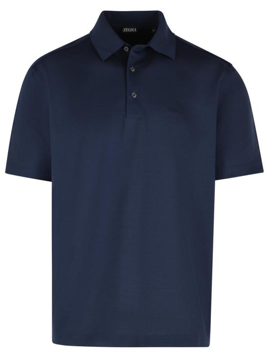 26SS 에르메네질도제냐 폴로 티셔츠 RUH348A3 H794B07 Blue