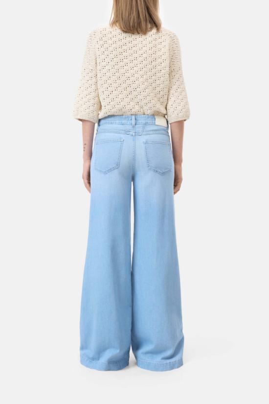  클로즈드 데님 팬츠 와이드 글로우 업 진 라이트 블루 - CLOSED