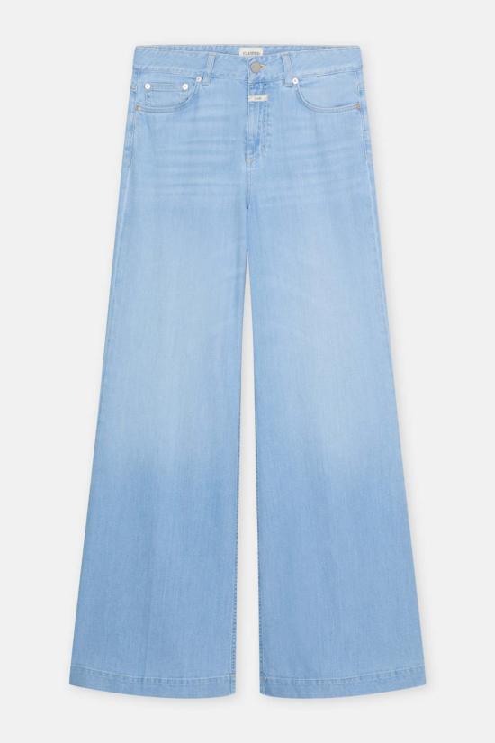  클로즈드 데님 팬츠 와이드 글로우 업 진 라이트 블루 - CLOSED