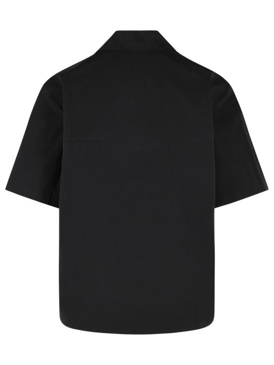 26SS 세퍼 반팔 셔츠 MSS26WAYLONBLABLACK FINE POPLIN Black - SEFR