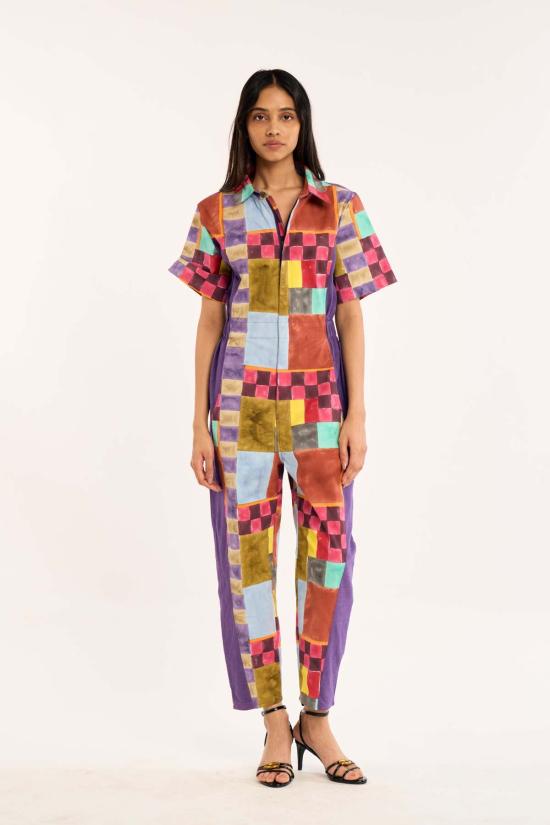  루주타 셰스 점프수트 스튜디오  케니 프린트 - RUJUTA SHETH