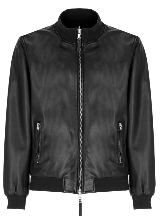 26SS 더 잭 레더스 가죽 자켓 DEREK PLONGEE20 Black