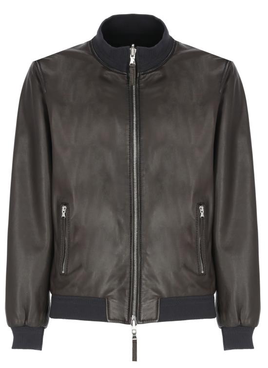 26SS 더 잭 레더스 가죽 자켓 DENNIS NO PERFO REV PLONGEE06 Brown