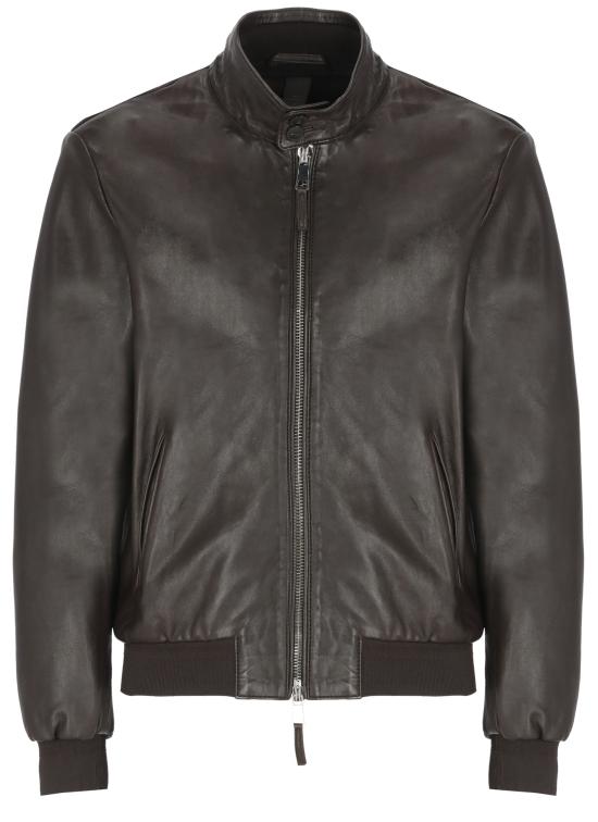 26SS 더 잭 레더스 가죽 자켓 ELVIS VEG TANNING06 Brown