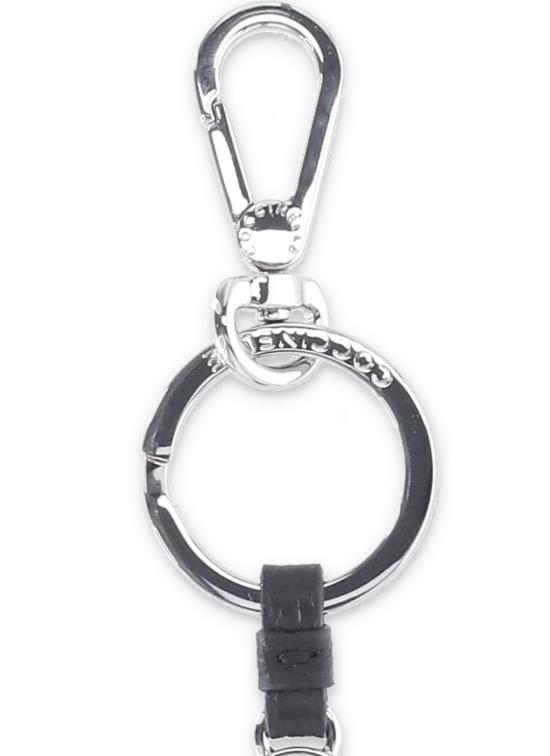 26SS 코치넬리 키링 E2M9K41G401 BASIC METAL001 Black - COCCINELLE