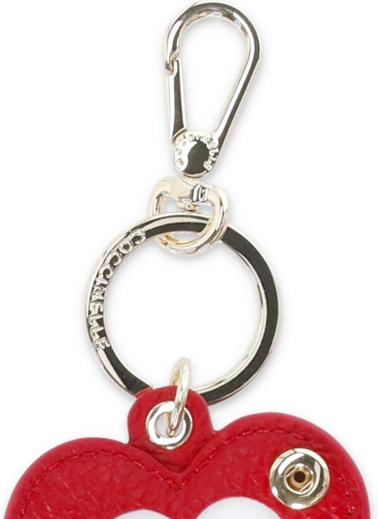 26SS 코치넬리 키링 E2UDF410101 HEARTYCHARMR02 Rosso - COCCINELLE