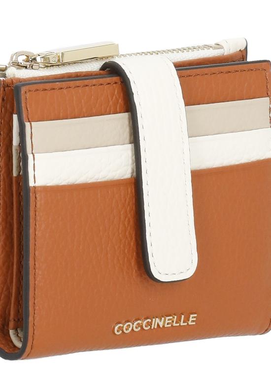 26SS 코치넬리 지갑 E2M1011F701 METALLIC TRICOLOR668 Arancione - COCCINELLE