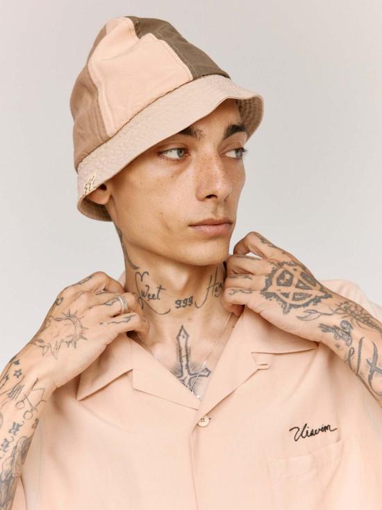  비즈빔 버킷햇 비스빔 멀티컬러 레이온 퍼클러 버킷햇