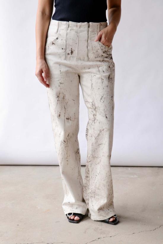  티비 데님 팬츠 칼시민 데님 피셔 진