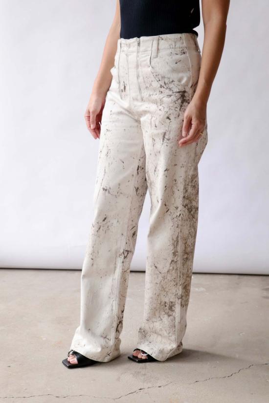  티비 데님 팬츠 칼시민 데님 피셔 진 - TIBI