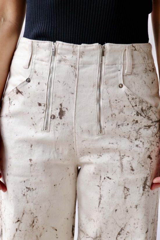  티비 데님 팬츠 칼시민 데님 피셔 진 - TIBI