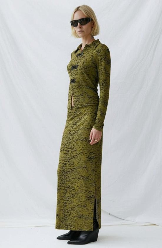  어셈블리 뉴욕 롱 스커트 어셈블리 번아웃 맥시 스커트