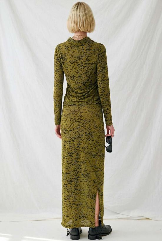  어셈블리 뉴욕 롱 스커트 어셈블리 번아웃 맥시 스커트 - ASSEMBLY NEW YORK