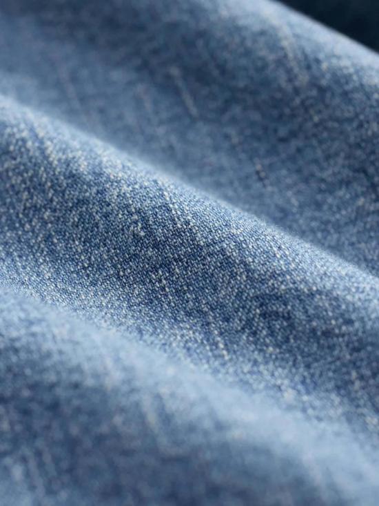  더블알엘 데님 자켓 Rrl 톱니 모양 웨스턴 재킷 라이트 인디고 - RRL