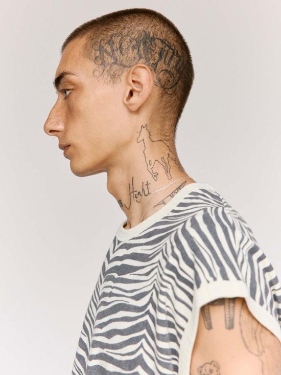  비즈빔 민소매 티셔츠 비스빔 점보 티셔츠 S/L 콰가 라이트 옐로우 - VISVIM