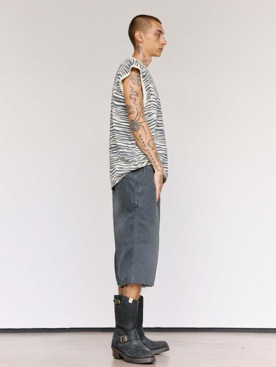  비즈빔 민소매 티셔츠 비스빔 점보 티셔츠 S/L 콰가 라이트 옐로우 - VISVIM