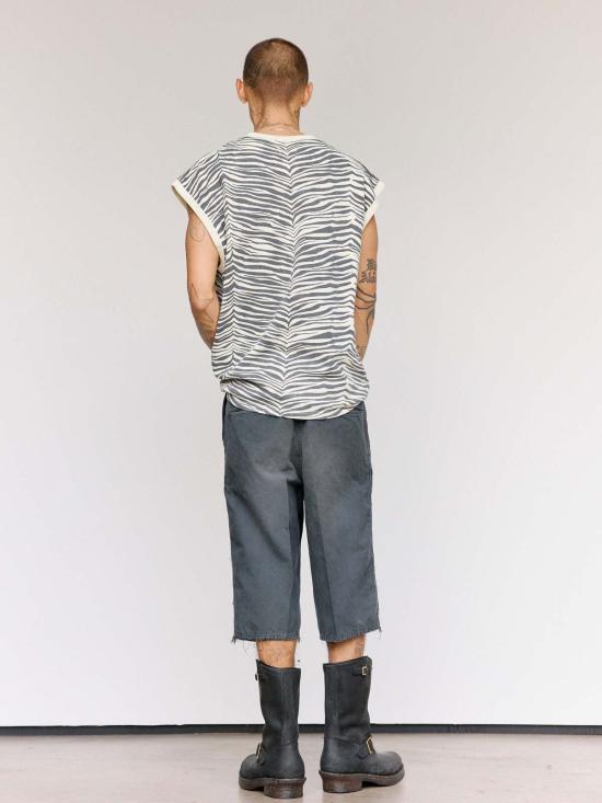  비즈빔 민소매 티셔츠 비스빔 점보 티셔츠 S/L 콰가 라이트 옐로우 - VISVIM