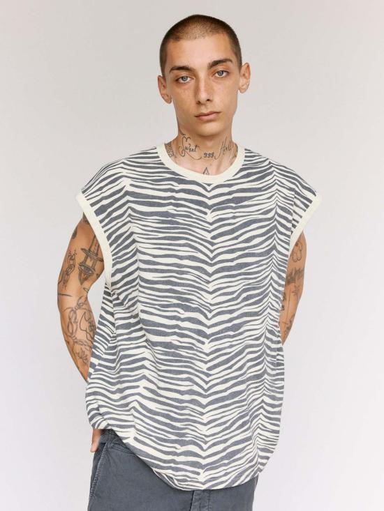  비즈빔 민소매 티셔츠 비스빔 점보 티셔츠 S/L 콰가 라이트 옐로우