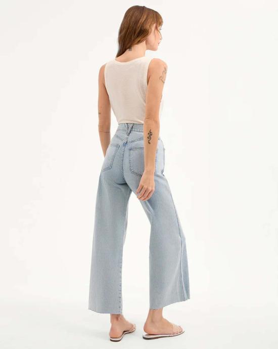  베로니카비어드 데님 팬츠 베로니카 비어드 테일러 크롭드 H/R 진 페일 스톤 - VERONICA BEARD