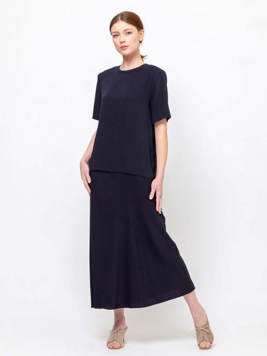  Orr 롱 스커트 오르 서머 루 스커트 네이비 - OTHER BRANDS