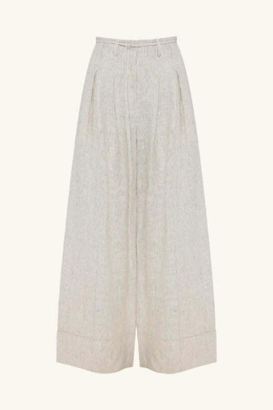  Shona Joy 팔라초 팬츠 쇼나 조이 알토 하이웨이스트 팬츠 화이트 핀스트라이프 - OTHER BRANDS