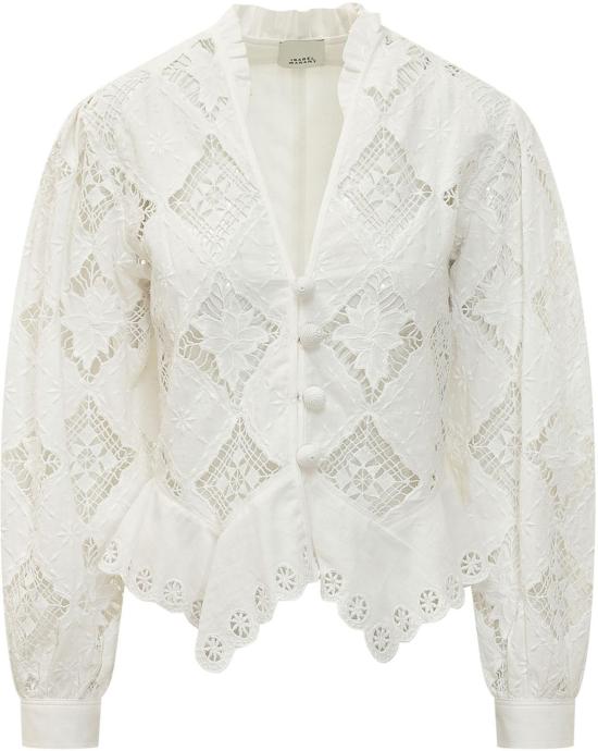 26SS 이자벨마랑 블라우스 26EHT0856FAD2J01I20WH WHITE