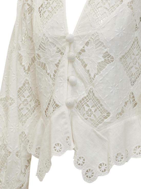 26SS 이자벨마랑 블라우스 26EHT0856FAD2J01I20WH WHITE - ISABEL MARANT
