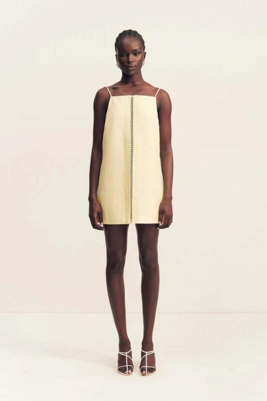  Shona Joy 숏 원피스 쇼나 조이 라이트 레이스 스퀘어넥 미니 드레스 제스트