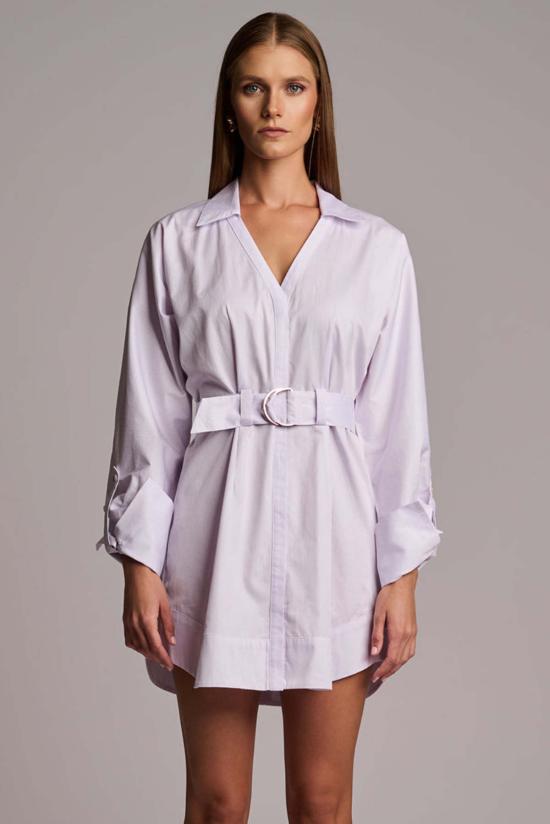  헤브론 숏 원피스 오드리 드레스 시슬 스트라이프