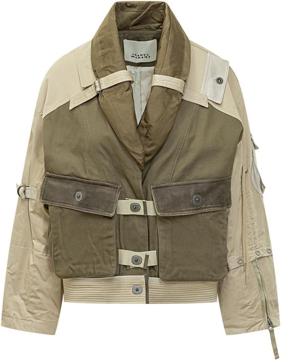 26SS 이자벨마랑 코트 26EVE0670FAD2E02I67KI DONKERGREEN