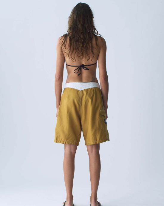  누 스윔 비키니 수영복 Nu Swim Jazz Scrunch Front Adjustable Halter Bikini Top Black - NU SWIM