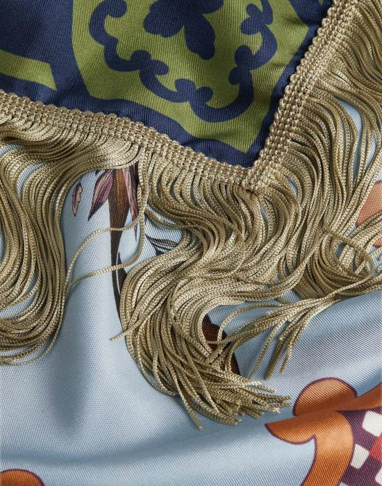  라 더블제이 머플러/스카프 La Double J 프린지 카레 스카프 마리포사 - LA DOUBLEJ