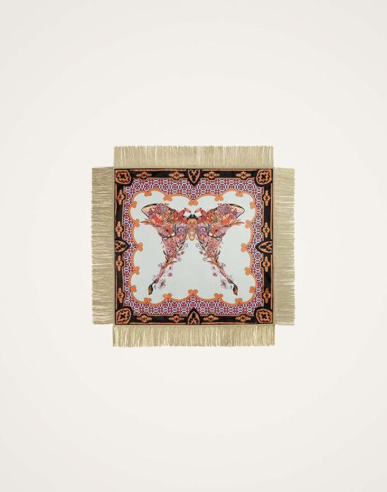  라 더블제이 머플러/스카프 La Double J 프린지 카레 스카프 마리포사 - LA DOUBLEJ