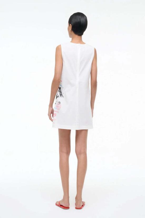  스타우드 숏 원피스 스토드 브레아 드레스 오브 더 퍼시픽 - STAUD