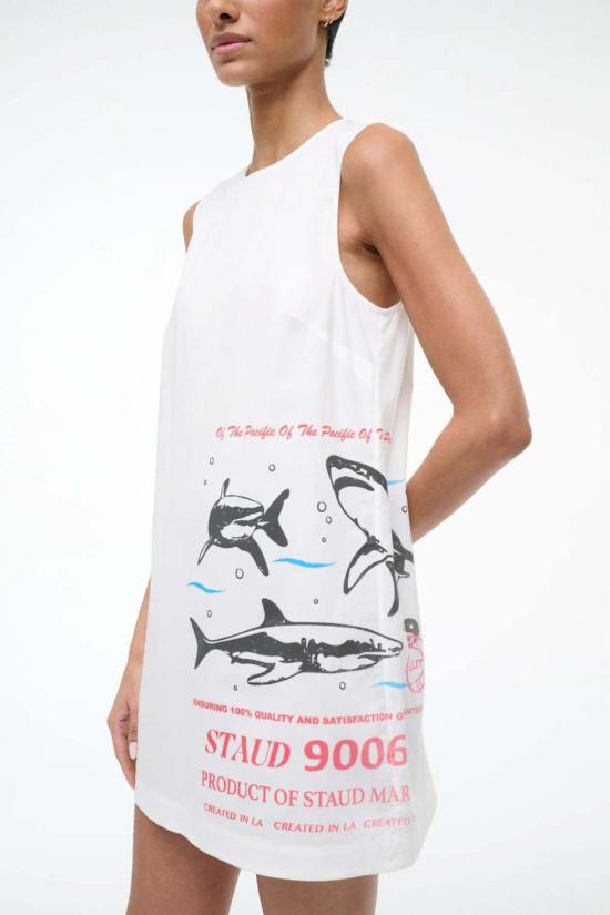  스타우드 숏 원피스 스토드 브레아 드레스 오브 더 퍼시픽 - STAUD