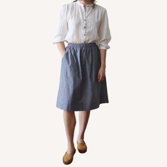  시빌 알케미 미디 스커트 캘리포니아 에브리데이