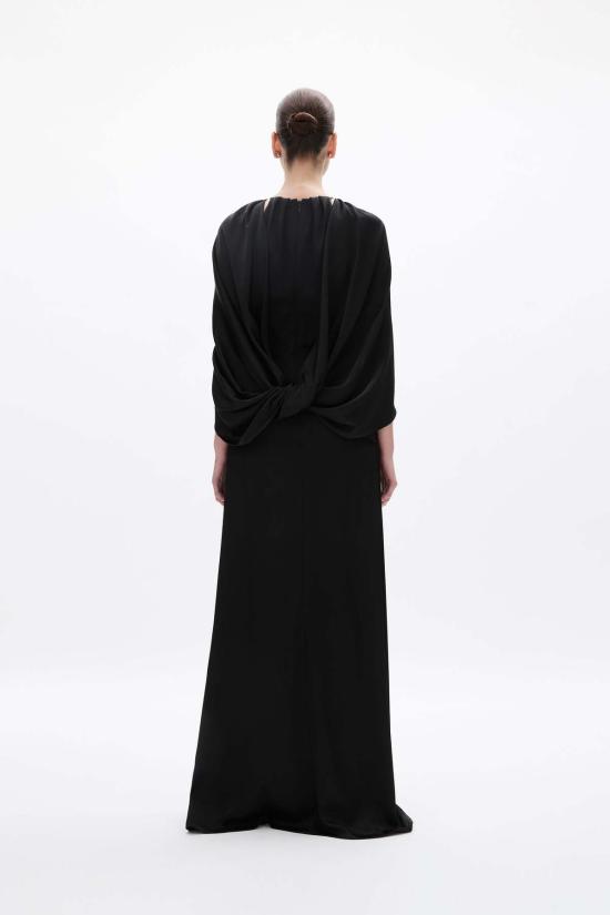  레이첼 길버트 롱 원피스 할리 가운 블랙 - RACHEL GILBERT