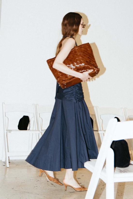  니아 롱 원피스 홀터 카디즈 드레스 - NIA