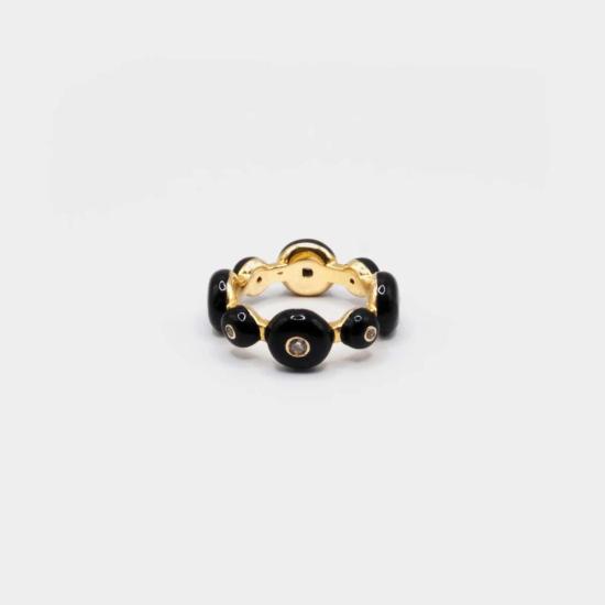  Moma's Eye 반지 모마스아이 루나 네라 이터니티 밴드 링