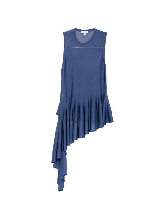 26SS 알라이아 민소매 티셔츠 AA9H1483K177C 516 NAVY