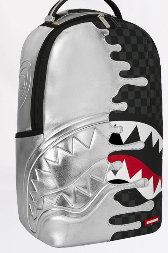 26SS 스프레이그라운드 백팩 910B8940NSZ WHITE BLACK Silver - SPRAYGROUND