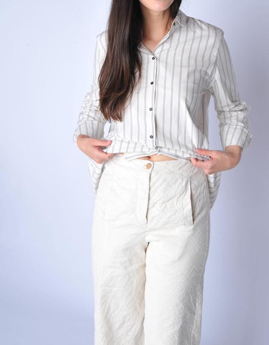  에이치플러스 하노 베셀 크롭 팬츠 H+ 한노 웨셀 폴렛 팬츠 - H+ HANNOH WESSEL