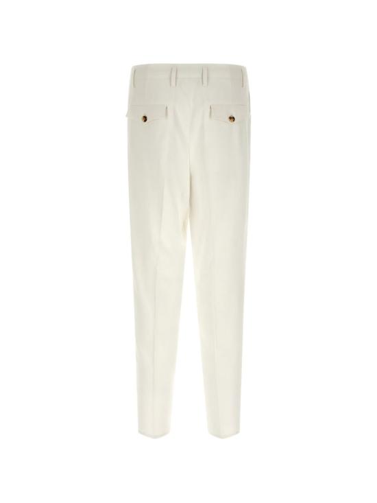 26SS 브루넬로 쿠치넬리 수트 팬츠 MB416S2440 C4171 Bianco - BRUNELLO CUCINELLI