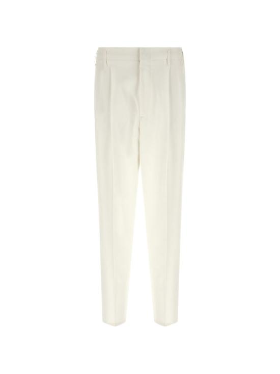 26SS 브루넬로 쿠치넬리 수트 팬츠 MB416S2440 C4171 Bianco