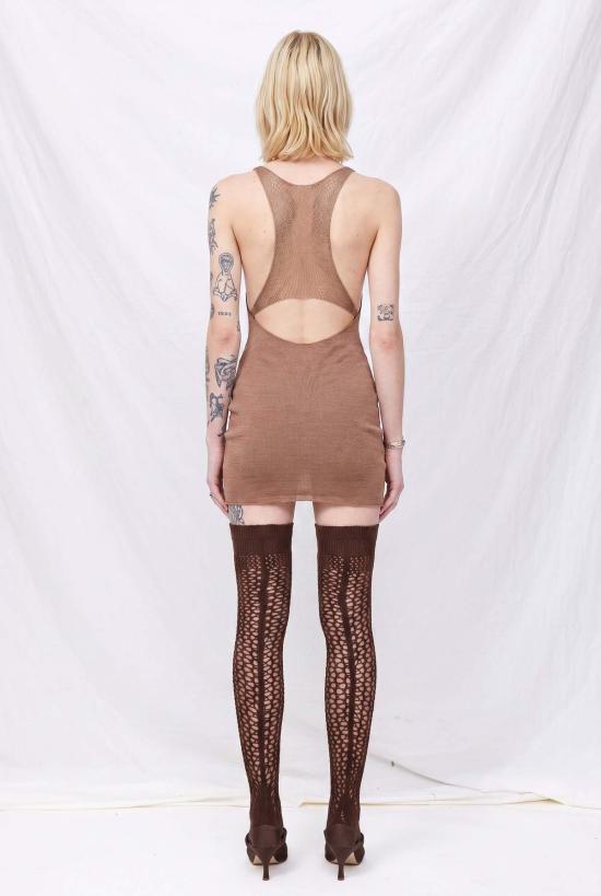  이사 볼더 숏 원피스 베어카울 드레스 - ISA BOULDER