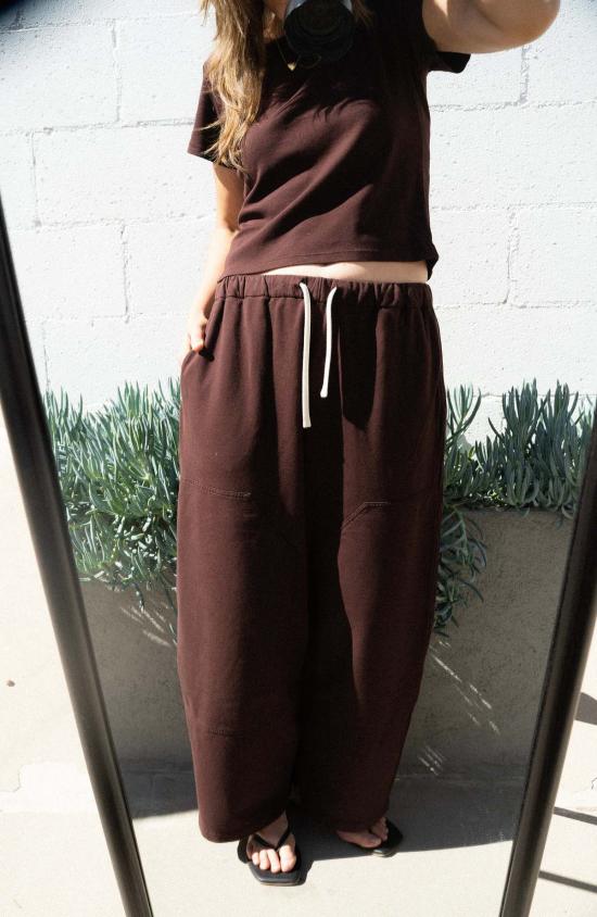  네라네제 트레이닝/조거 팬츠 네라네즈 카펜터 스웨트팬츠 코코아 베리