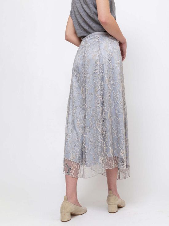  Orr 롱 스커트 오르 그라스 플레어 스커트 아이보리 - OTHER BRANDS