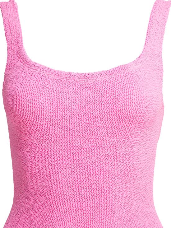 26SS 훈자 지 원피스 수영복 SQUARE NECK SWIMCRINKLEBUBBLEGUM Pink - HUNZA G