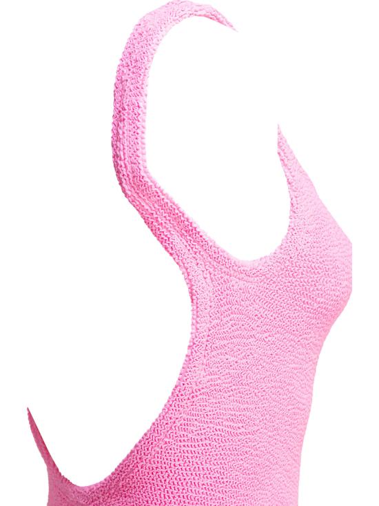 26SS 훈자 지 원피스 수영복 SQUARE NECK SWIMCRINKLEBUBBLEGUM Pink - HUNZA G