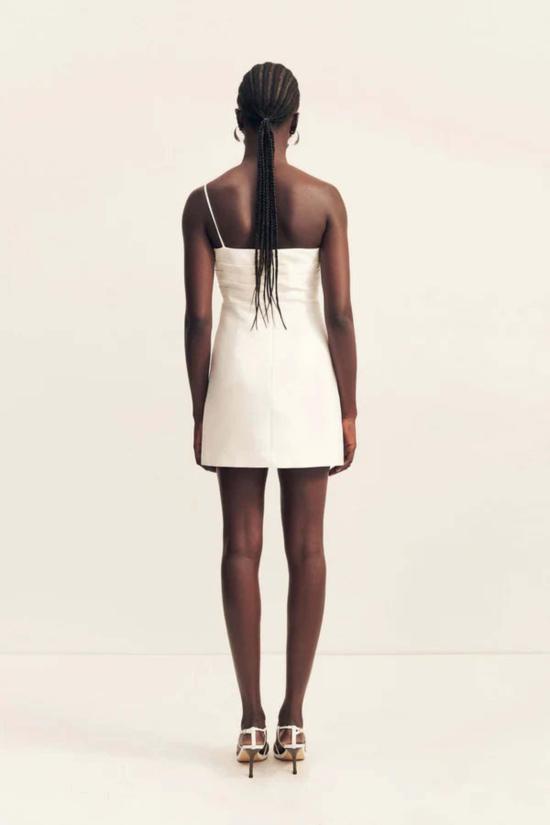  Shona Joy 숏 원피스 쇼나 조이 오티스 트위스트 노트 미니 드레스 아이보리 - OTHER BRANDS